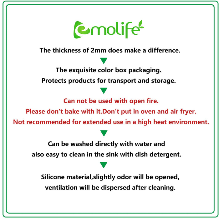 Silicone Mat for Kitchen Counter, Heat Resistant Nonskid Table Mat for —  CHIMIYA