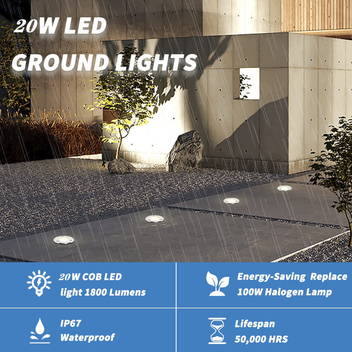 4pcs 1W Led Low Voltage Landscape Lights with Wire Connectors, Outdoor —  CHIMIYA
