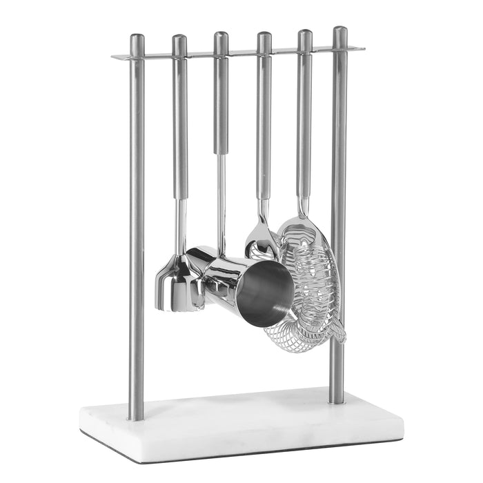 Houdini Bar Tool Set, 5 Piece, Satin Stainless Steel