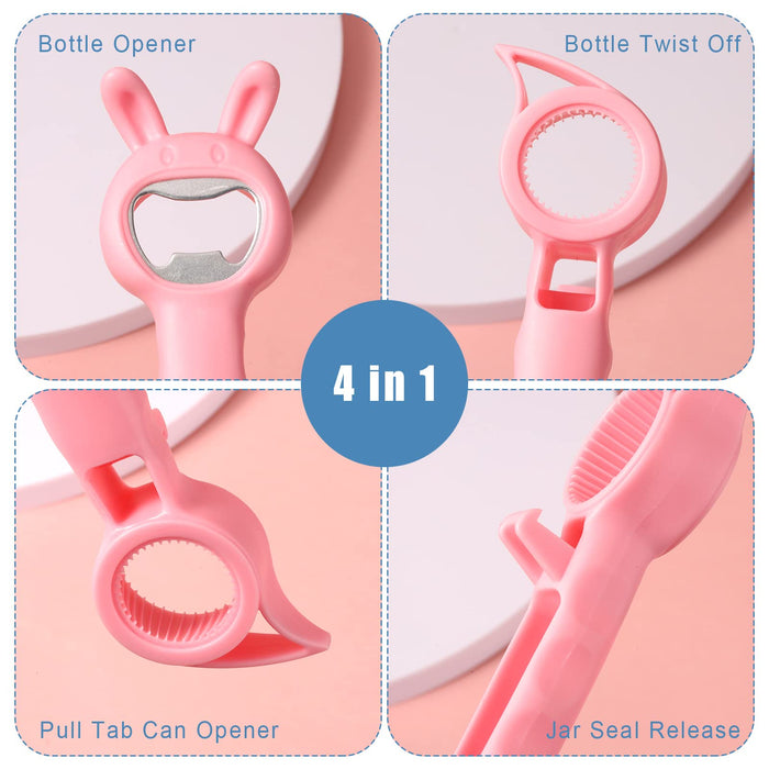 1pc 4-in-1 Multifunctional Can Opener, Suitable For Weak Hands - Easy To  Use Can Opener, Jar Opener, And Bottle Opener