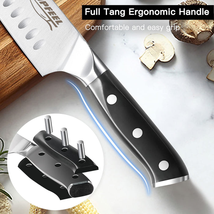  Topfeel 4PCS Hand Forged Butcher Knife Set - Slicing