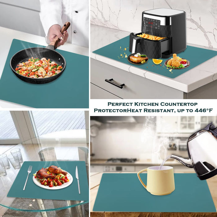  Silicone Mat for Kitchen Counter, Heat Resistant
