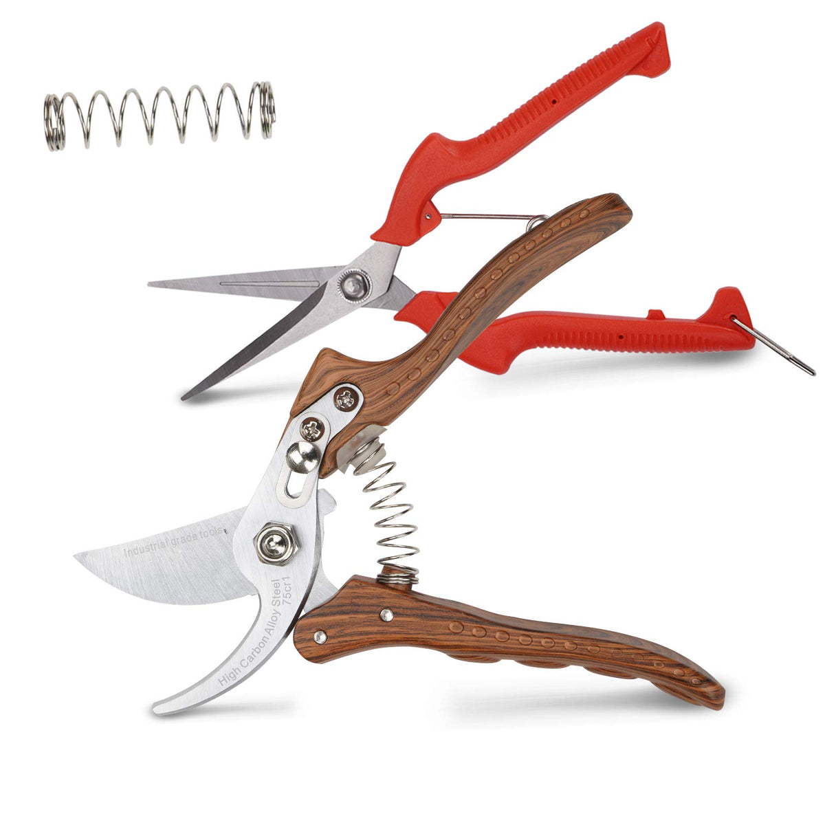 8.6 Gardening Shears, Professional Bypass Pruner Hand Shears, Tree  Trimmers Secateurs, Hedge & Garden Shears, Clippers for Plants, Gardening