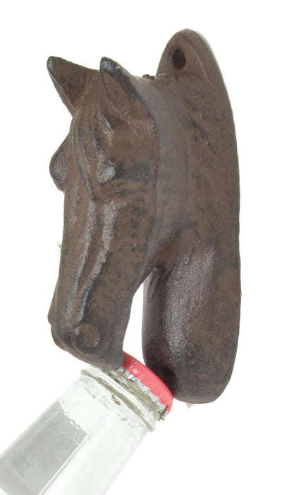 Cast Iron Wall Mounted Horse Head Bottle Opener