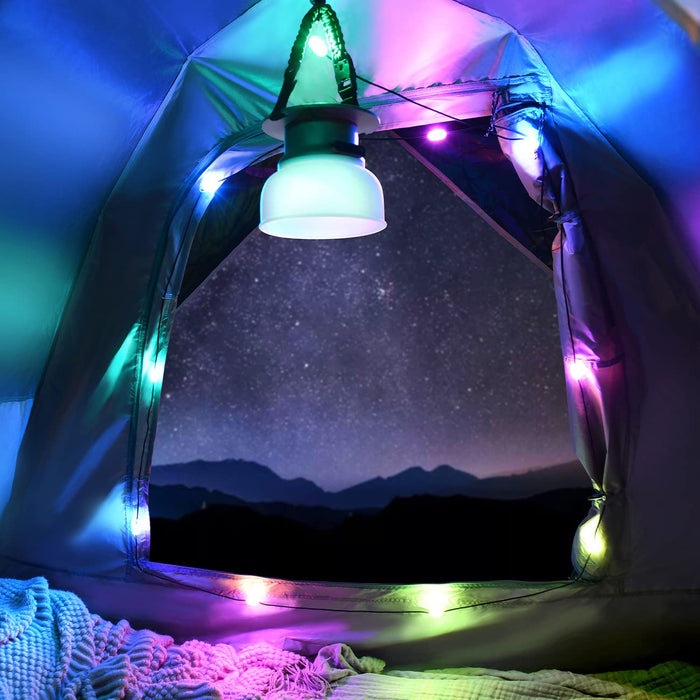 Guidea Color Solar String Lights, Outdoor Camping String Lights
