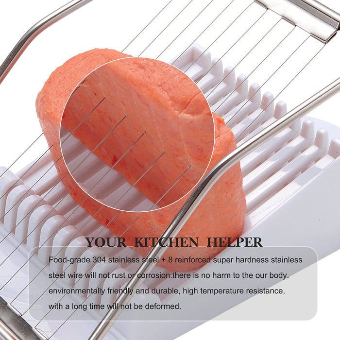 Slicer,Multipurpose Luncheon Meat Slicer,Stainless Steel Wire Egg Slic —  CHIMIYA