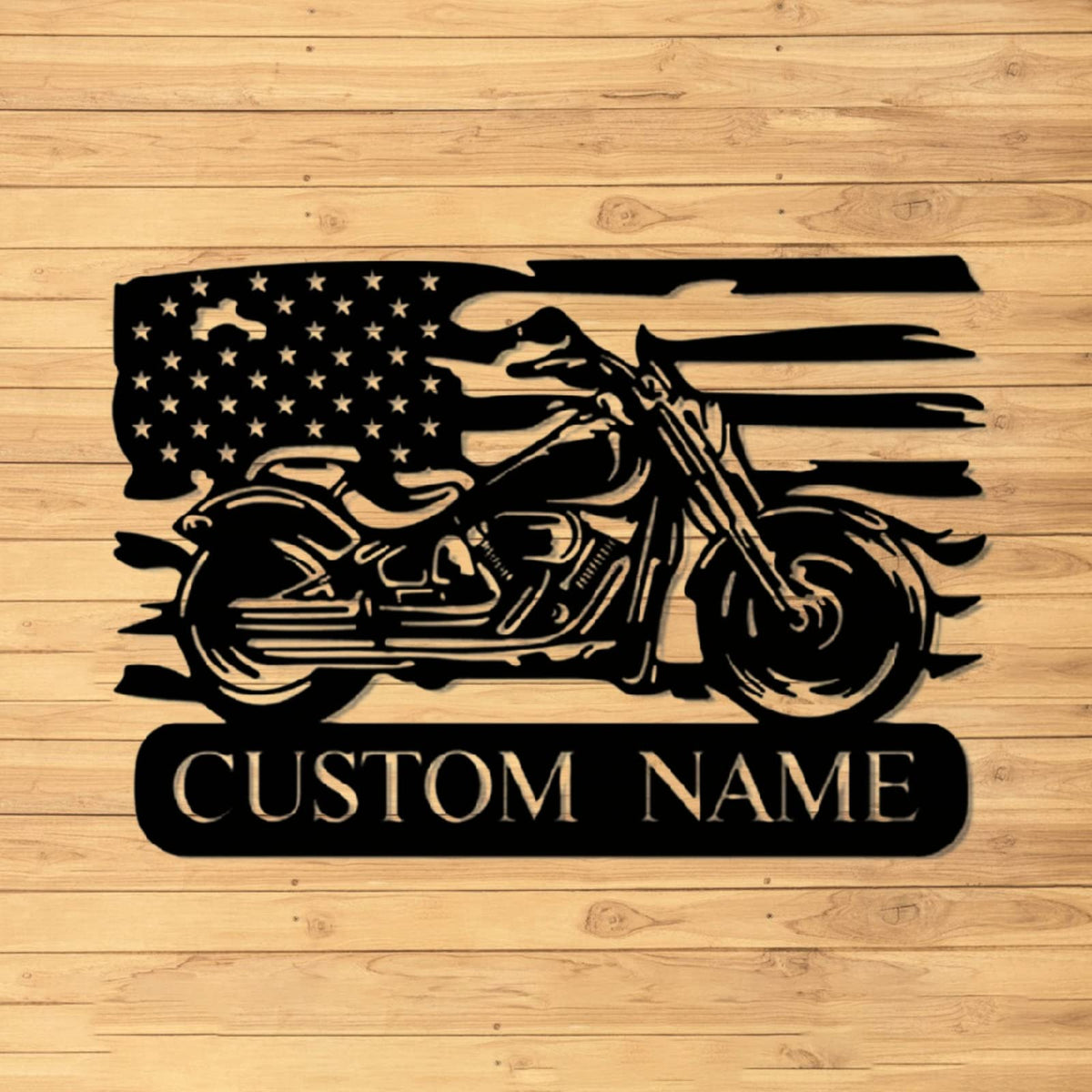 VVEDESIGN Custom Motorcycle Metal Wall Sign Personalized Motorcycle Me —  CHIMIYA
