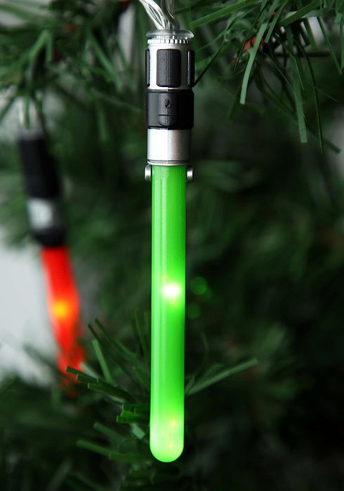 Kurt Adler Star Wars Lightsabers Light Set Green Standard