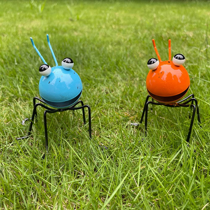 Ant Garden Decor Set Metal Ant Yard Wall Fence Hanging Decoration
