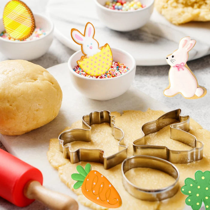 Easter Cookie Cutters: Egg + Bunny Cookie Cutters