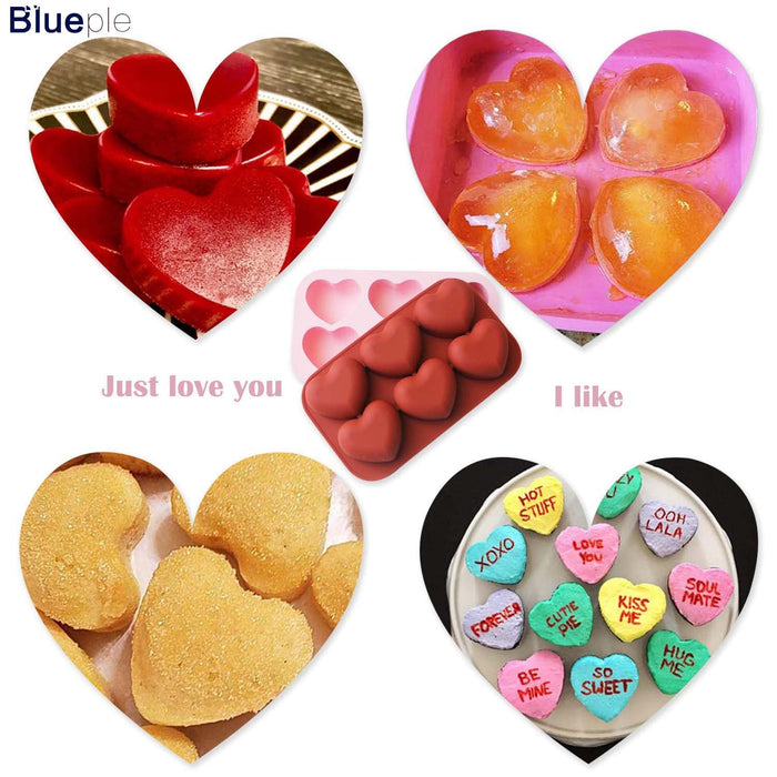  2 Pieces Valentines Day Mold Heart Shape Candy Oreo