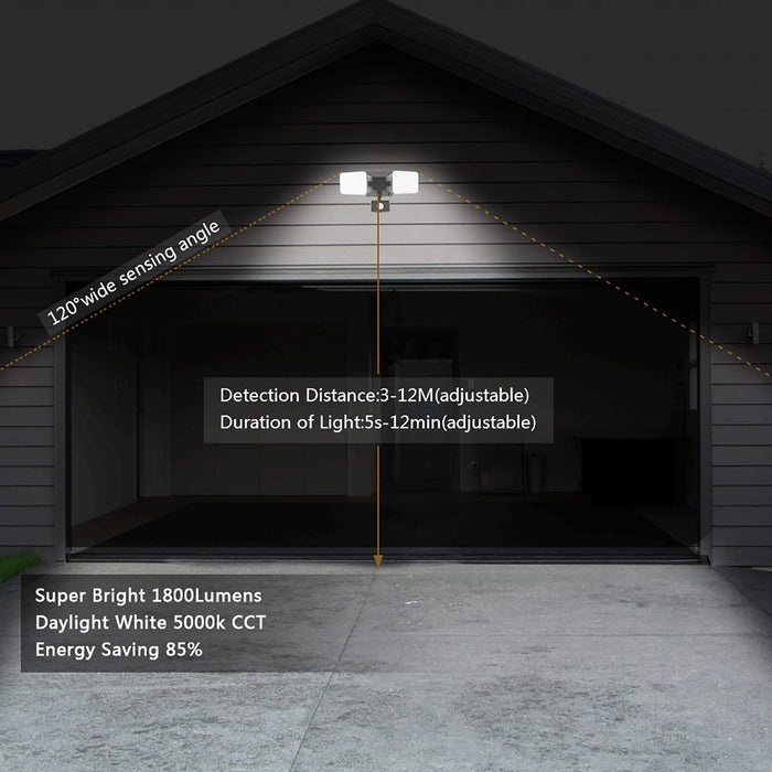 Haian Support Plug in Motion Sensor Light Outdoor, 20W 5000k(Daylight) —  CHIMIYA