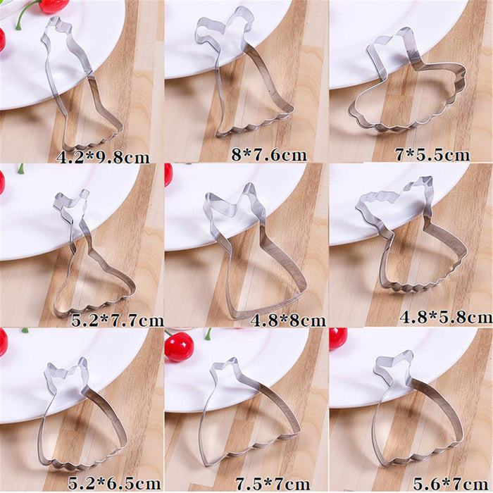 Mini Construction Tools Cookie Cutters Set of 6 pcs, Stainless Steel Mini  Hardware Tools Series Shaped Fondant Baking Molds For Father's Day