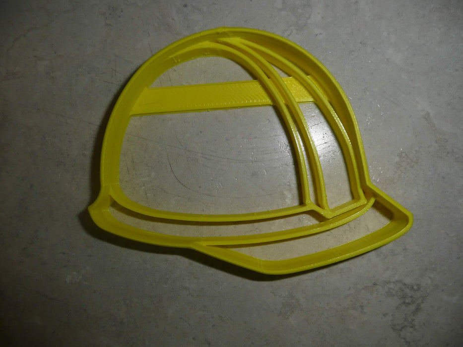 Construction hard hat detailed head protection safety gear special occasion cookie cutter baking tool 3d printed made in usa