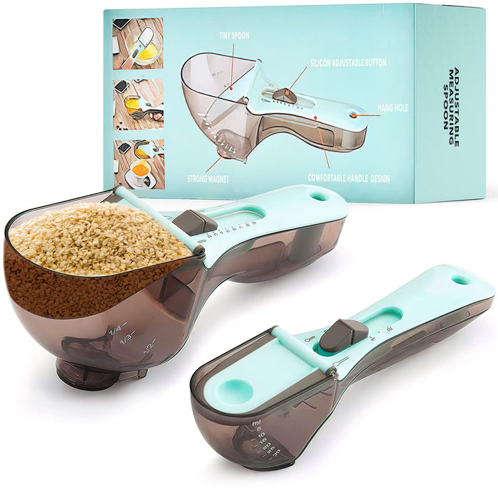 Cooking Simplified With This Adjustable Measuring Spoon and Cup 