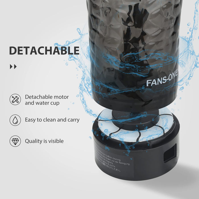 FANS-ONE-Electric-Protein-Shaker-Bottle - Shaker Bottles for Protein  Mixes24