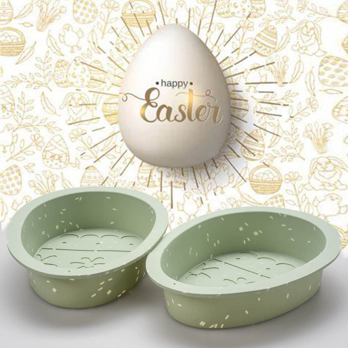 Easter Egg Silicone Mold Egg Molds for Chocolate 5 Packs Egg