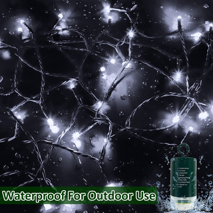 40 Ft-120 LED Christmas Decoration Fairy Lights Battery Operated,Green Wire  Mini Light with Waterpro…See more 40 Ft-120 LED Christmas Decoration Fairy