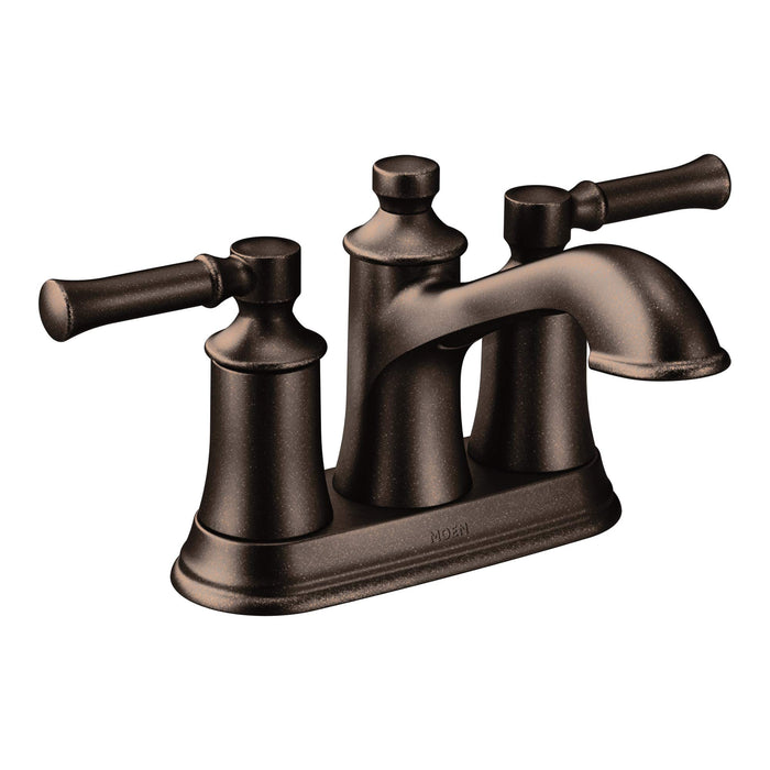 Moen 6802ORB Dartmoor Two-Handle Low Arc Bathroom Faucet, Oil Rubbed Bronze