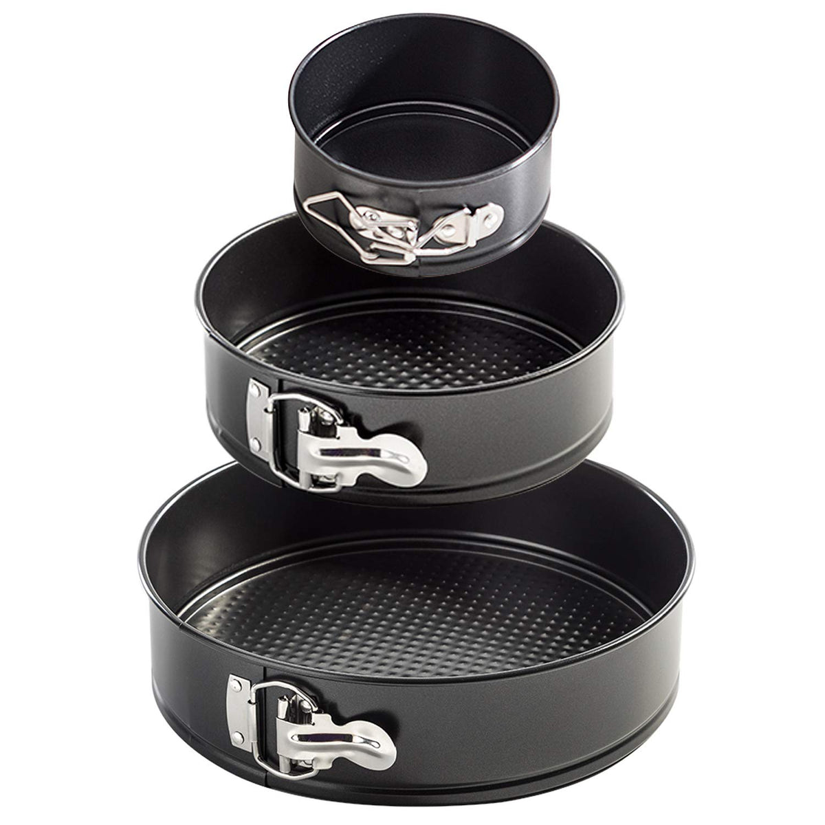 Wilton 4-Inch Mini Springform Pans for Mini Cheesecakes, Pizzas and  Quiches, 3-Piece Set, Steel