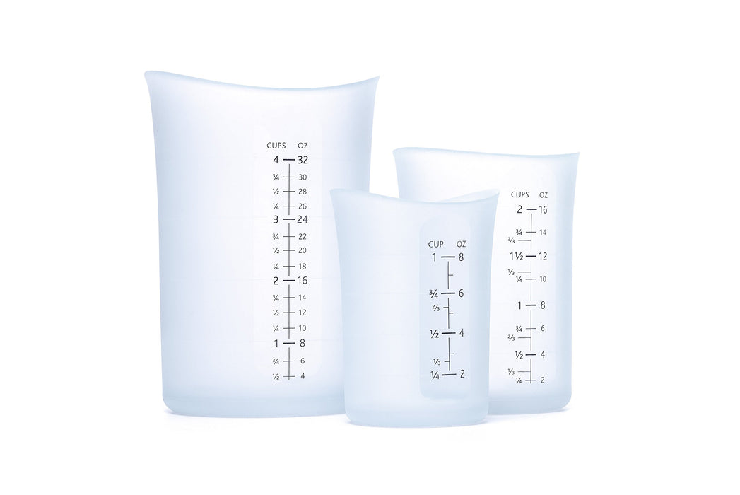 iSi Basics Silicone Flexible Clear Measuring Cup, 4 Cup