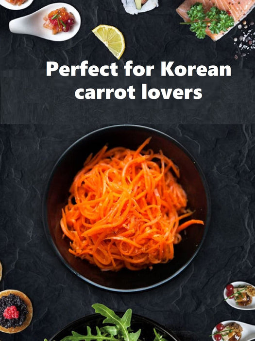 KOREAN CARROT GRATER SALAD Orange + Recipe RUSSIAN UKRAINIAN GRATER SLICER