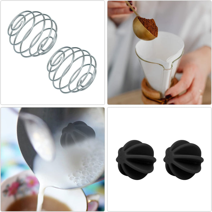 Shaker Wire Ball Protein Mixer Stirring Balls Fitness Whisk Ball Mixed  4pcs/2pcs