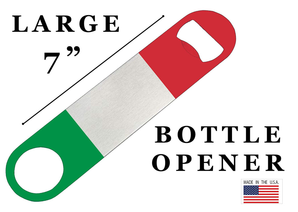 Italy Italian Flag Speed Bottle Opener Heavy Duty