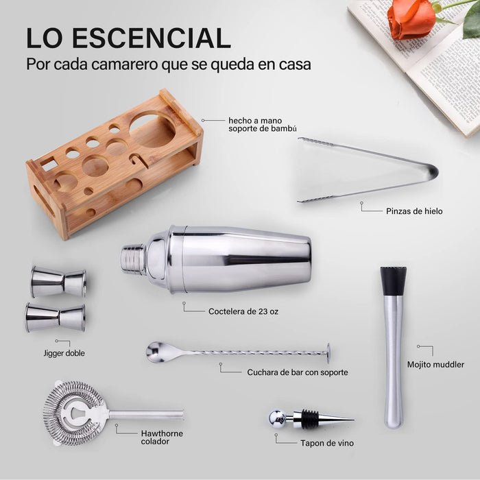 18/10 Stainless Steel Drincarier Kit: 11-Pieces Cocktail To — CHIMIYA