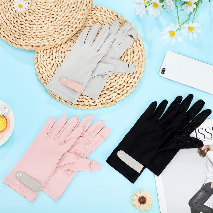 3 Pairs UV Protection Gloves Women, Sunscreen Gloves, Summer Sun Prote —  CHIMIYA