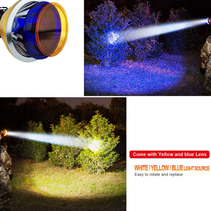 90000 Lumens Hunting Headlamp Super Bright Core Wide Beam Headlamps, —  CHIMIYA