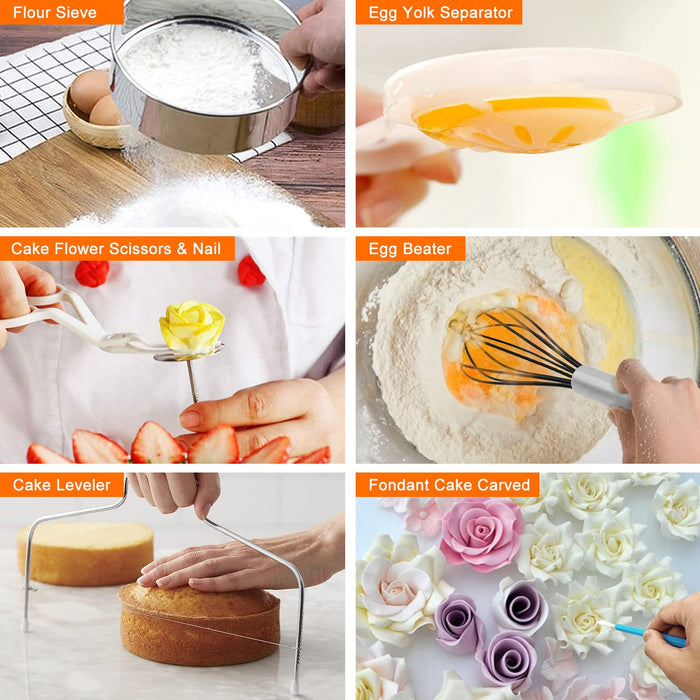 Cake Decorating Supplies Kit, Baking Tools Set for Cakes – 3 Packs