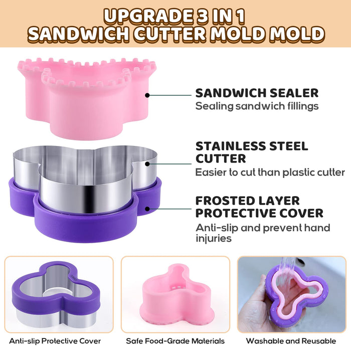 Uniqus Sandwich Cutter and Sealer - Uncrustables Maker Dinosaur Mickey —  CHIMIYA