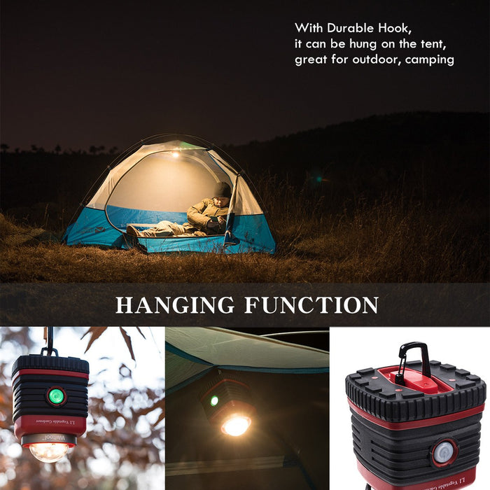 2pcs Portable LED Lights: Brighten Up Your Outdoor Camping Experience With  Battery Powered Handheld Tent Lamp!