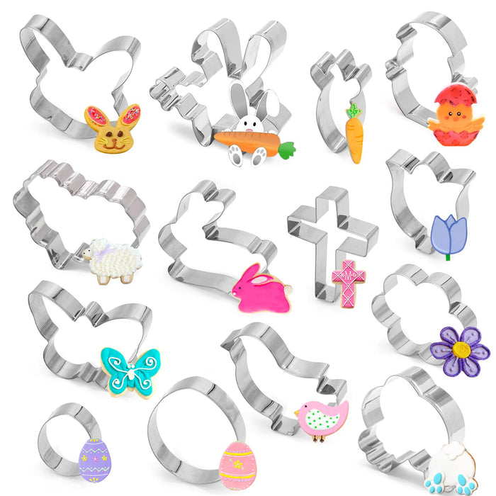 Floral Cross Easter Cookie Cutter