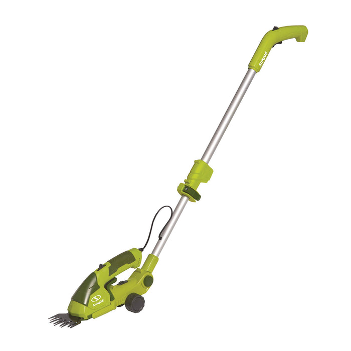 Sun Joe HJ605CC Cordless 2-in-1 Grass Shear + Hedge Trimmer w/Extension Pole, Green & Fiskars Gardening Tools: Bypass Pruning Shears, 5/8- Plant Clippers (91095935J)