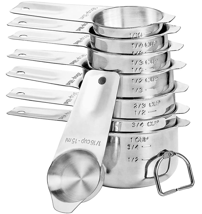  Measuring Cups,Stainless Steel Measuring Cup Food