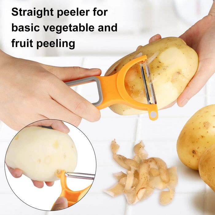 Vegetable Fruit Apple Potato Orange Carrot Julienne Irish Peeler – Slicier