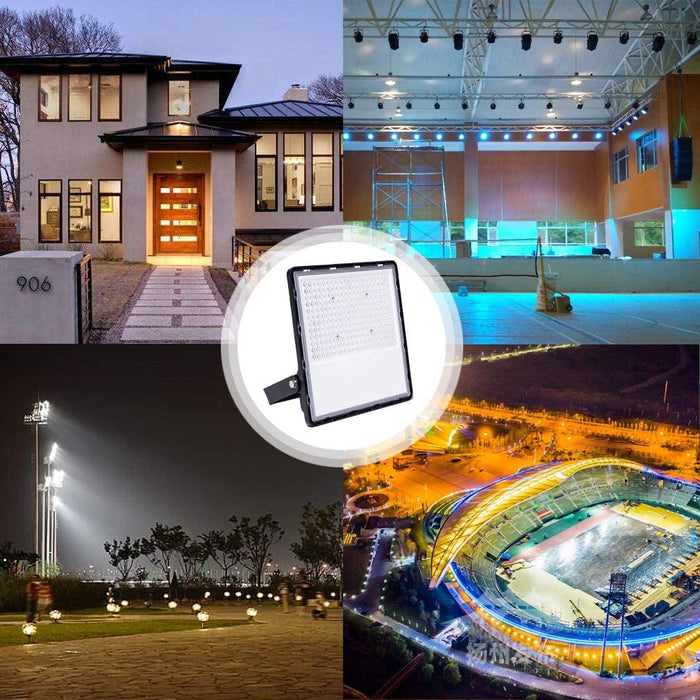 1 Pack MKUJOO 150W Led Flood Light with Meanwell Driver Outdoor Lighting 19500LM Daylight White 6000K Waterproof Security Lighting for Yard Garden Garage Square Stadium AC100-277V(150w, 1 Pack)