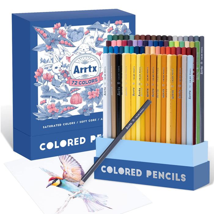 Arrtx Professional Colored Pencils 72 Color for Artists Colorists, Pre —  CHIMIYA