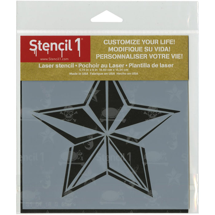 Stencil1 Star Stencil Durable Quality Reusable Stencils for