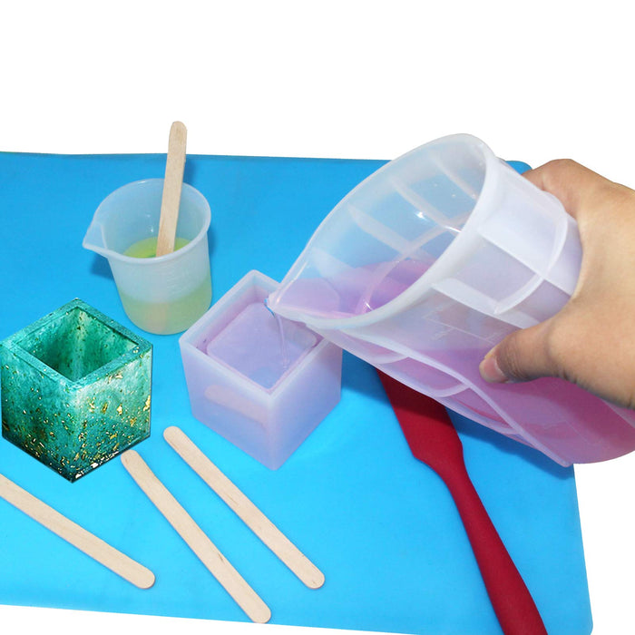 100ml Silicone Measuring Cup , Cup With Scale Epoxy Resin , Cup for Resin  Molds , Handmade Tool 
