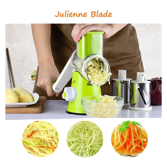 Vegetable cutter Vegetable Chopper Manual Rotary Vegetable Slicer Cutt —  CHIMIYA