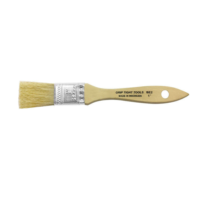 Grip Tight Tools 1 Professional Orange Plus Paint Brush with Soft Grip,  General Purpose Polyester-Blend Bristles Provide a Stretch Finish for  Faster