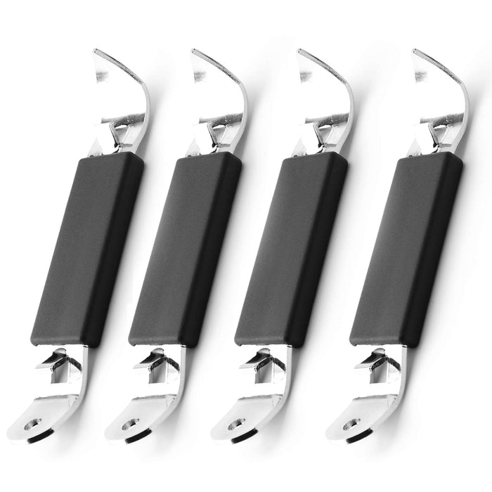 LUTER 4Pcs 4.33x0.9Inch Magnetic Bottle Openers, Stainless Steel Manual Bottle Openers Punch Can Tapper with Magnet for Beer