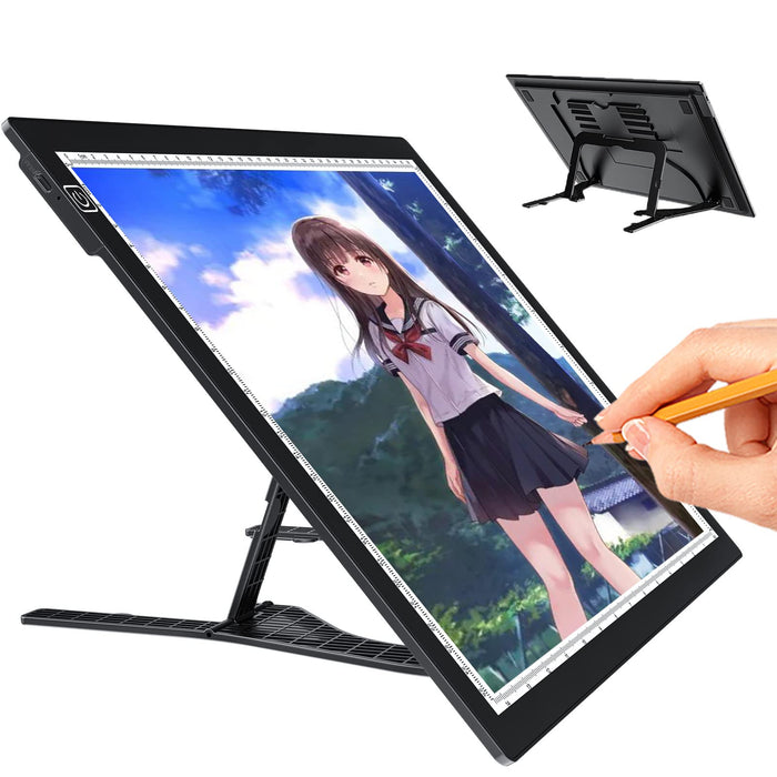 DEAR CARBON A3 Light Board with Built in Stand, Tracing LED Light Pad, —  CHIMIYA