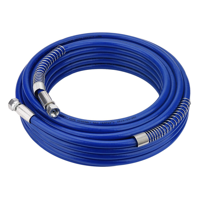FUNTECK 50ft Upgraded Airless Paint Hose for Graco Sprayers, Reinforced Brass Wire Braid, 4300 PSI