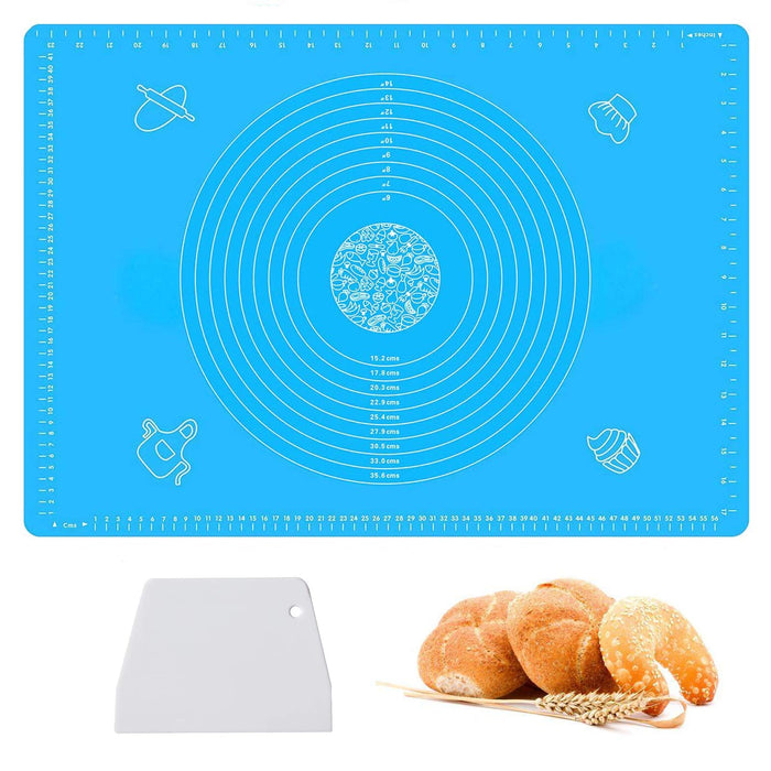 Silicone Pastry Mat Extra Large Non-Slip Silicone Baking Mat 36 X