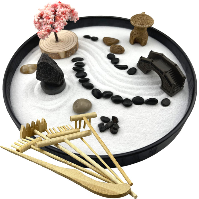  Zen Garden - Japanese Decor, Zen Garden Kit, Sand Tray