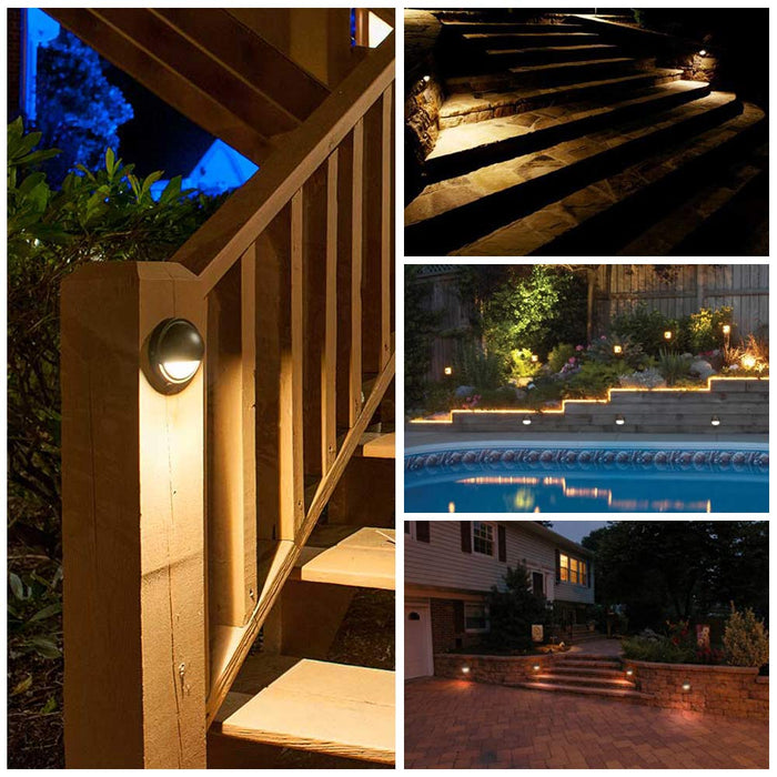 Lumina Low Voltage Landscape Lighting Cast-Aluminum Outdoor Deck and S —  CHIMIYA